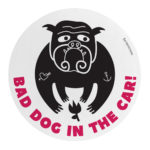 Bad dog in the car!