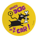 Crazy dog in the car!