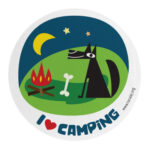 I ❤ Camping - Dog